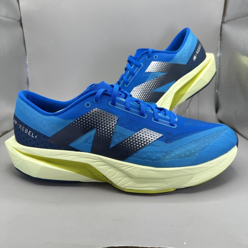 New Balance FuelCell Rebel v4 Shoes Mens 14 2E Blue Running Sneakers MFCXLQ4